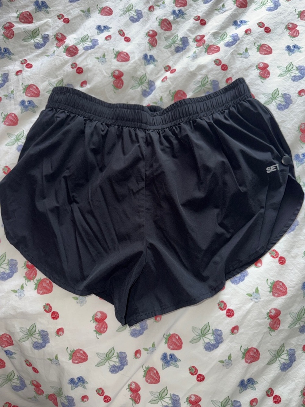 SET Active Black Women's Athletic Shorts